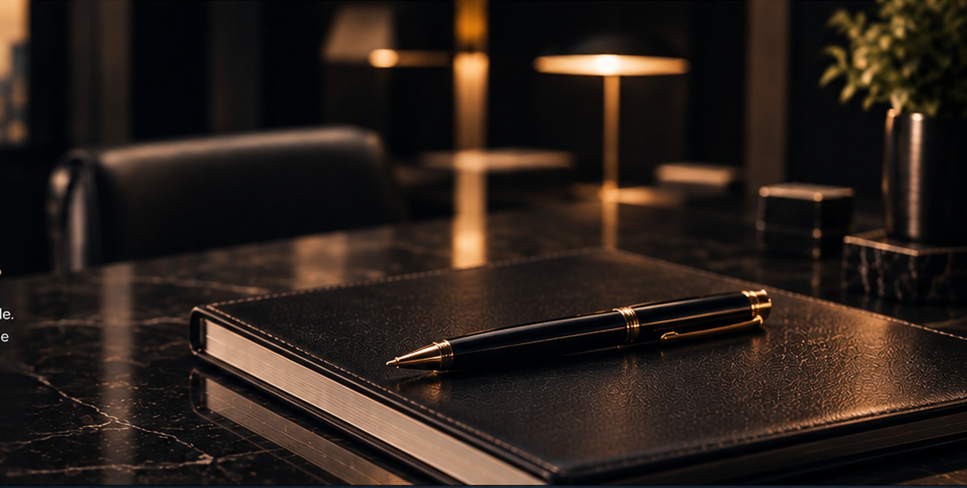 Professional finance workspace